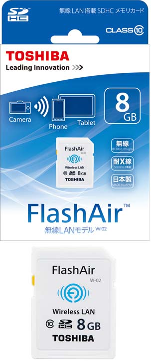 8ГБ вариант карточки FlashAir от Toshiba