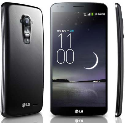LG G Flex, официальное фото