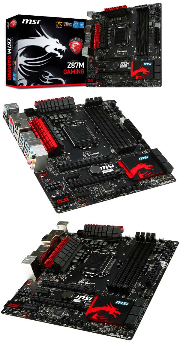Системная плата Z87M GAMING - новинка от MSI Системная плата Z87M GAMING - новинка от MSI