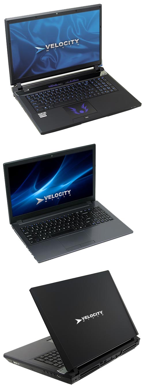 Ноутбуки NoteMagix M17, NoteMagix M15 LE от Velocity Micro