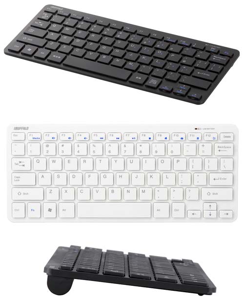 Два цветовых варианта клавиатуры Buffalo BSKBB22