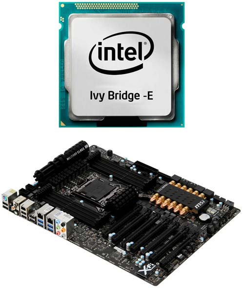 Процессоры Ivy Bridge-E полностью поддерживаются платами MSI