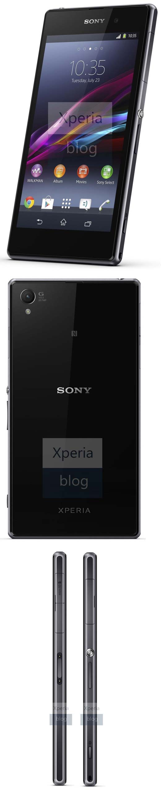 Ещё раз поглядим на смартфон Xperia Z1 от Sony