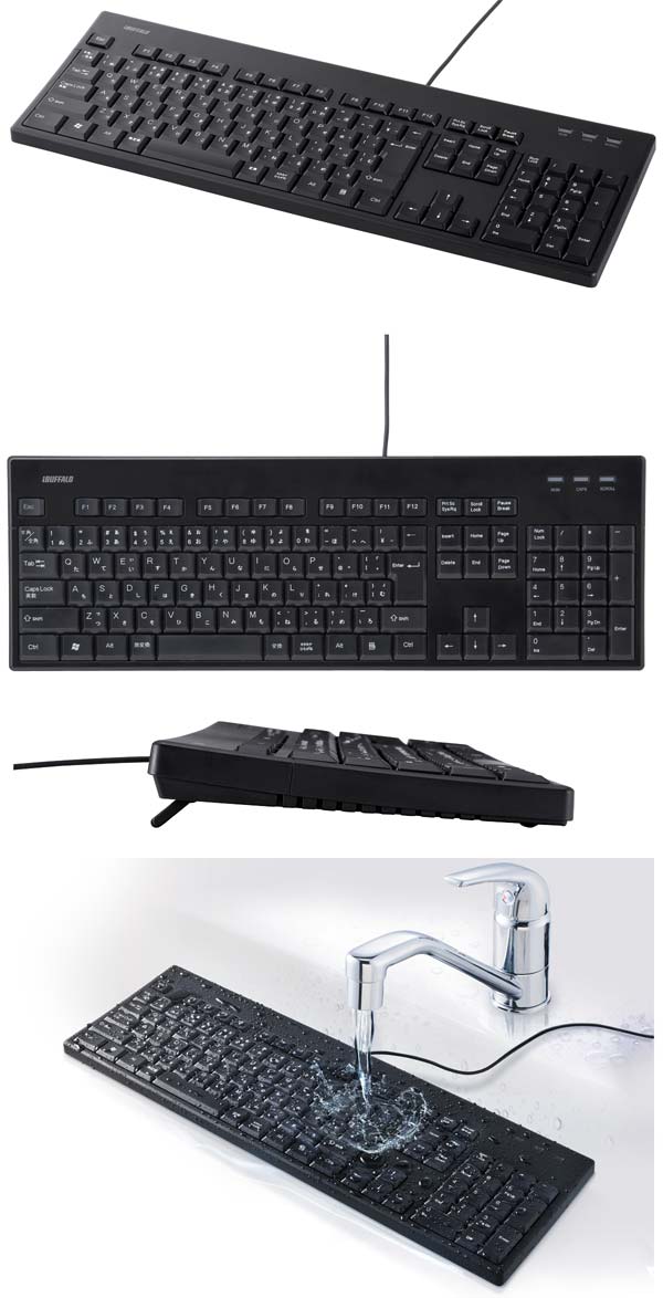 На фото показана клавиатура Buffalo BSKBU12BK