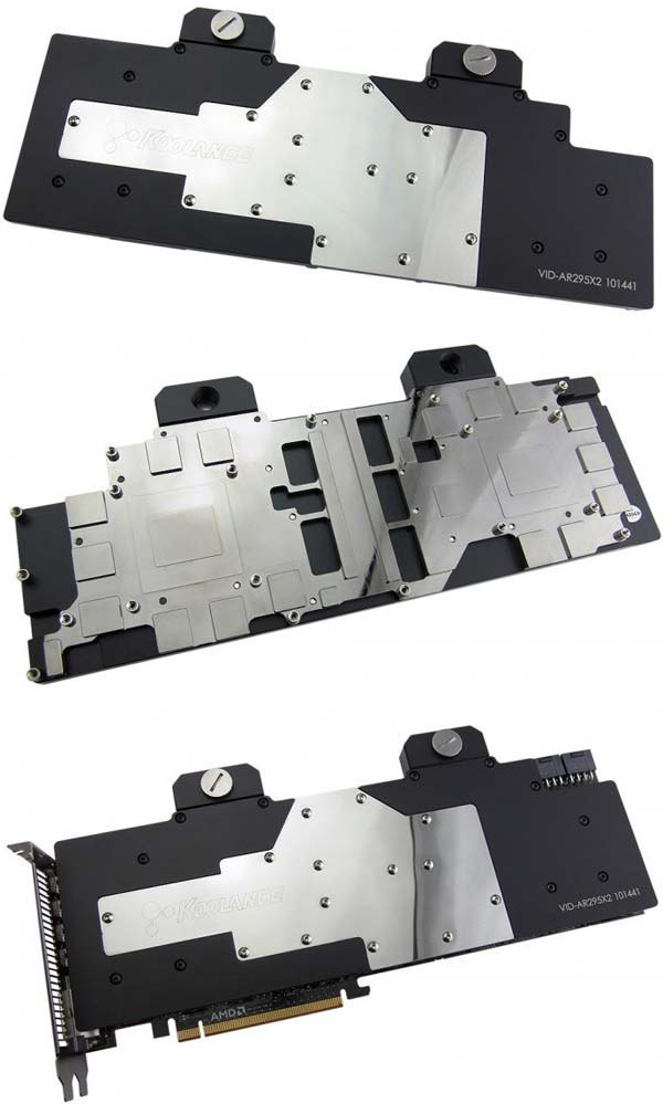 Водоблок Koolance VID-AR295X2 на фото