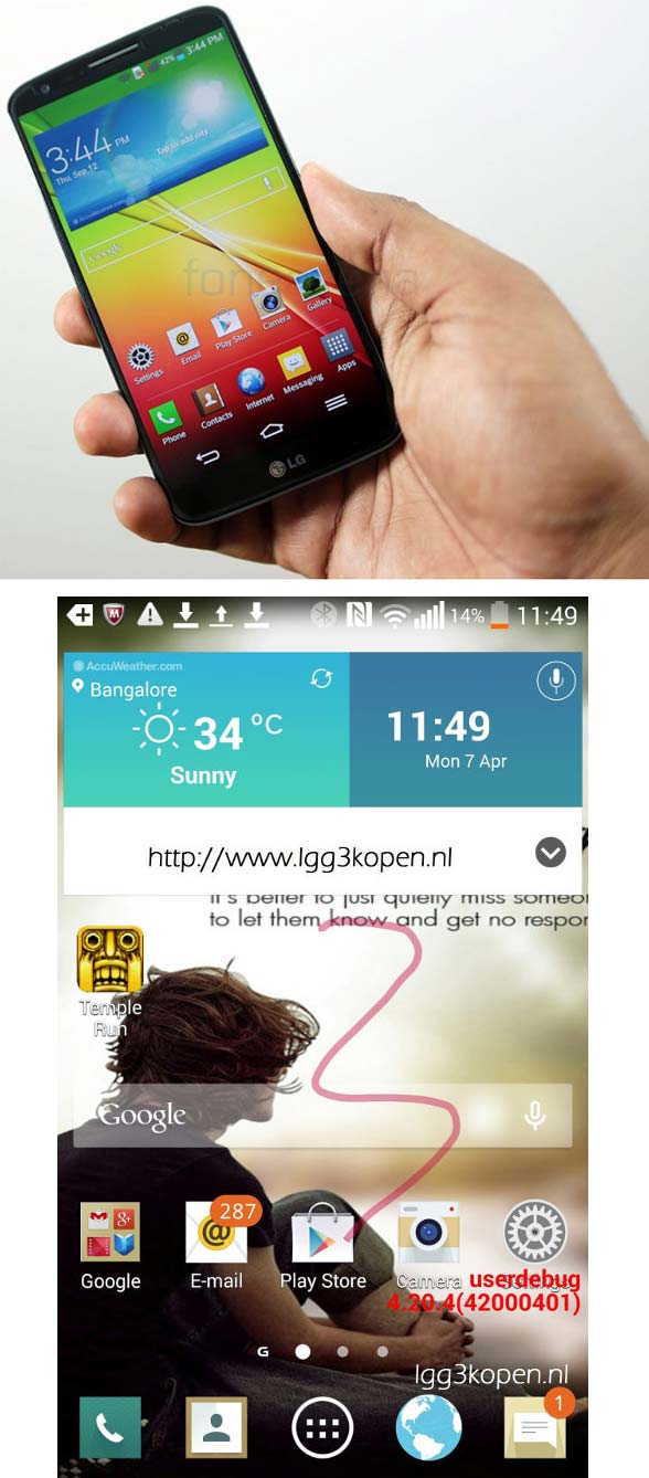 Планшетофон LG G3 (LS990)