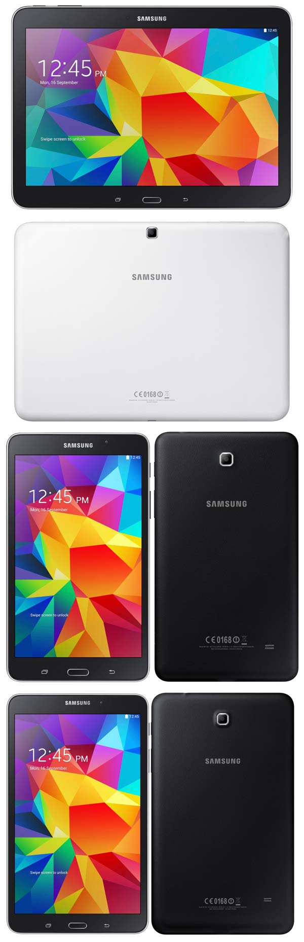 Планшеты Samsung Galaxy Tab4 10.1, 8.0 и 7.0