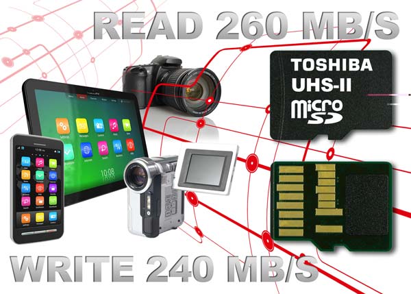 Новые высокоскоростные карты памяти от Toshiba
