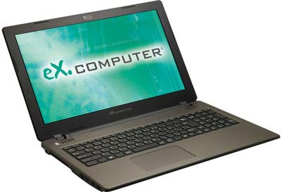 Tsukumo предлагает ноутбуки eX.computer N1541J-720 / E и N1541J-510 / E
