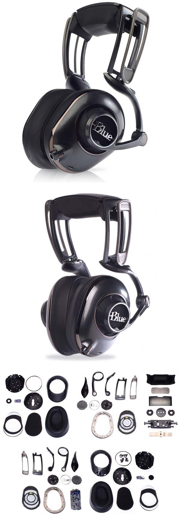На фото можно увидеть наушники Blue Mo-Fi