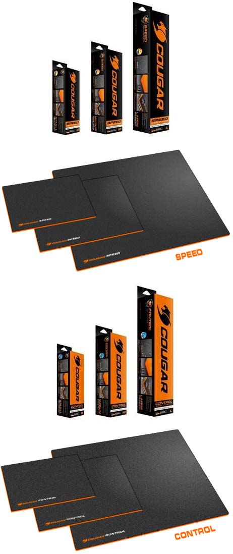 Коврики Speed и Control от Cougar