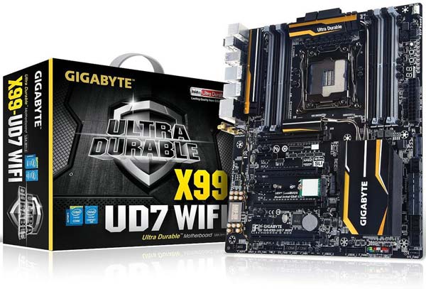 Посмотрим на материнскую плату X99-UD7 WiFi от Gigabyte