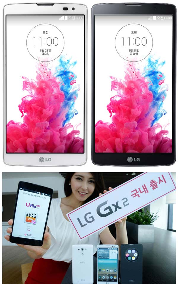 На фото показано устройство LG Gx2