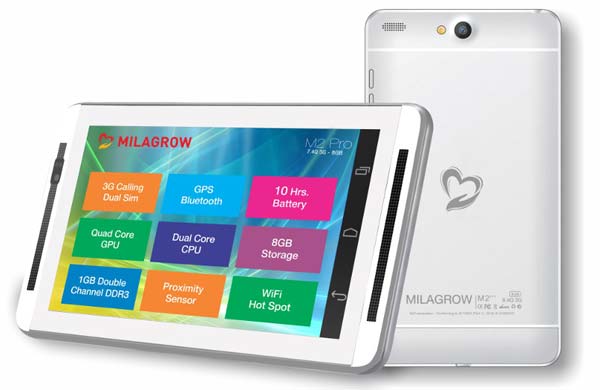 Новый планшетофон Milagrow M2Pro 3G Call 8GB