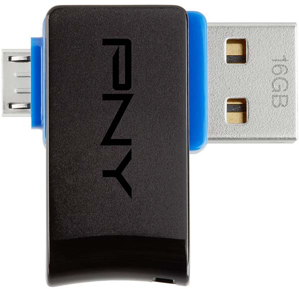 Флешка Duo-Link от PNY