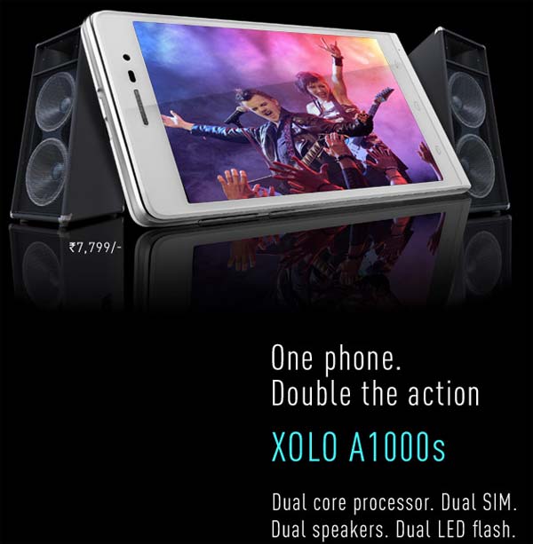 На фото показано устройство Xolo A1000s