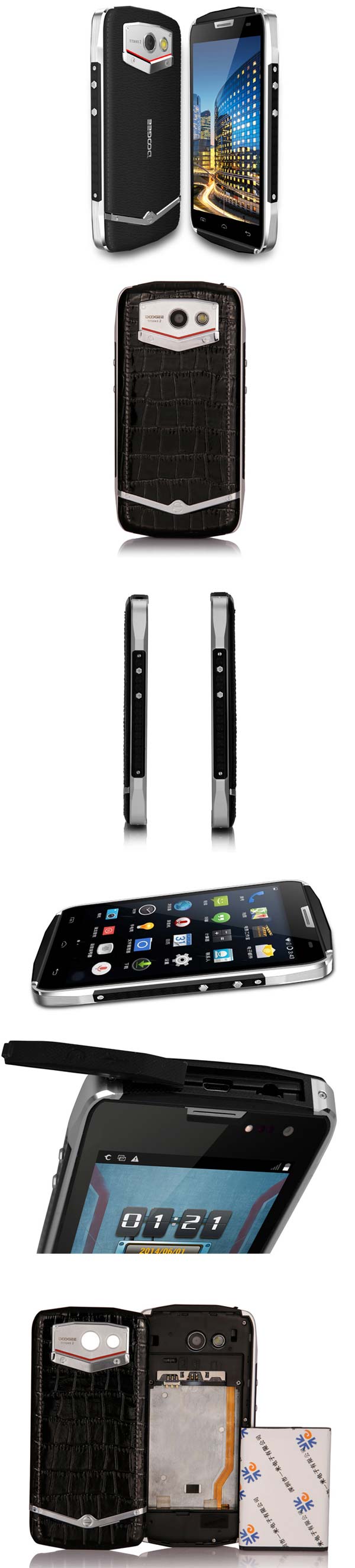 Многочисленные фото смартфона Doogee TITANS 2 DG700