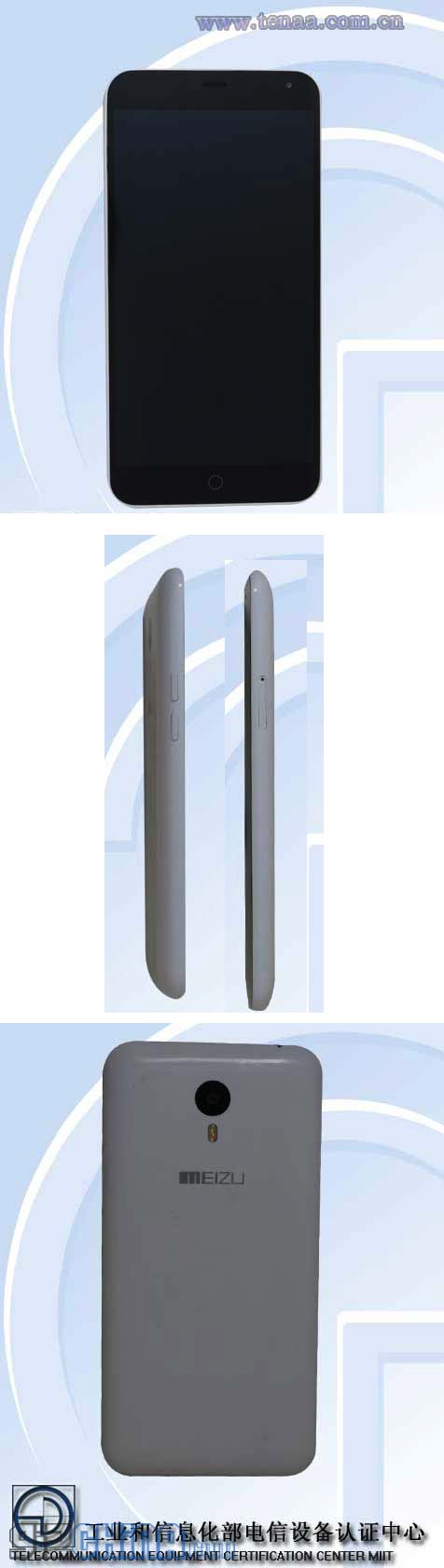 На фото устройство Meizu Blue Charm Note (M463M)
