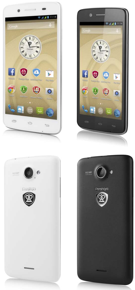 На фото показано устройство MultiPhone 5507 от Prestigio