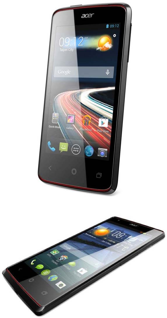 Acer предлагает смартфоны Liquid E3 и Liquid Z4