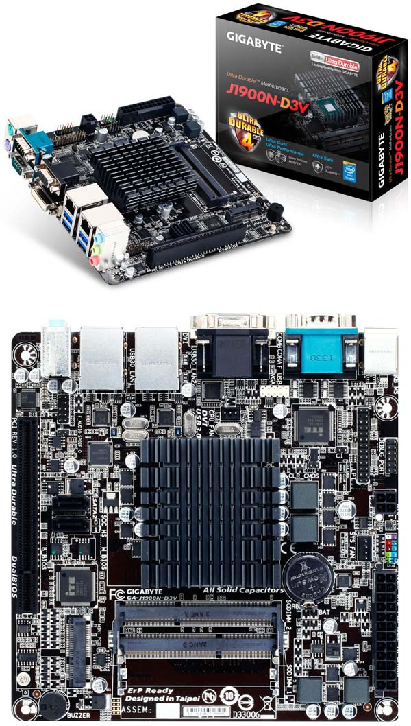 Материнская плата Gigabyte J1900N-D3V