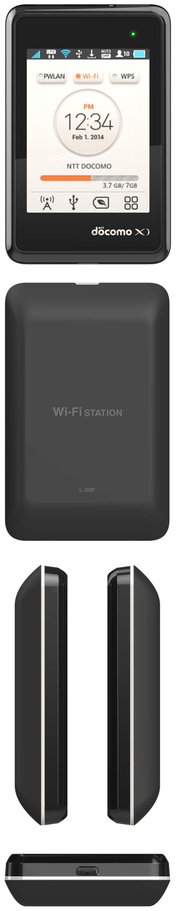 Новый роутер Wi-Fi STATION L-02F от NTT docomo 