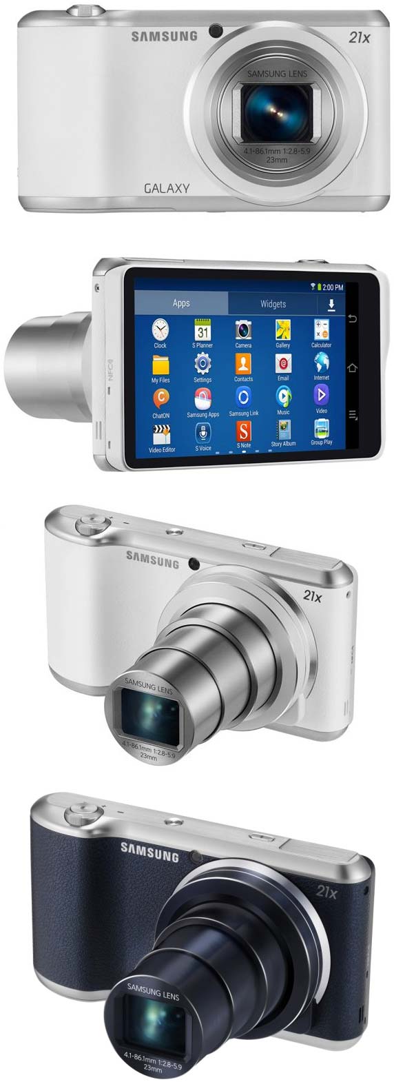 Пара вариантов Samsung Galaxy Camera 2