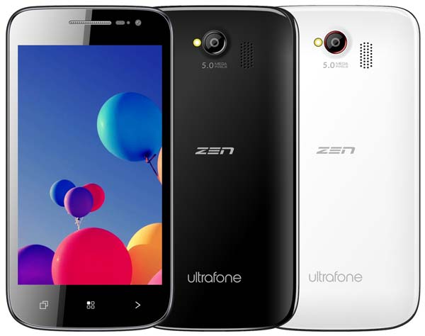 На фото показан умный телефон Zen Ultrafone 504