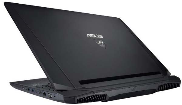Визуально ноутбук ASUS ROG G750JZ не отличается от других представителей серии