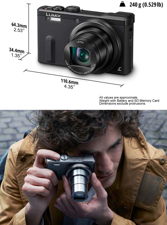 Фотокамера LUMIX DMC-TZ60 от Panasonic