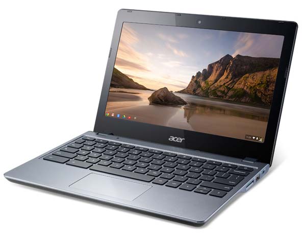Внешний вид хромбуков Acer C720-3404 и C720-3871 одинаков