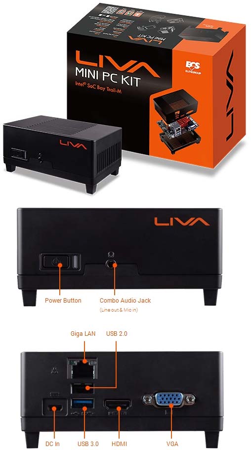 ECS LIVA на фото ECS LIVA на фото