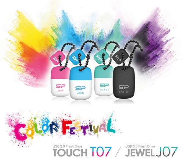Флешки Touch T07 и Jewel J07 от Silicon Power