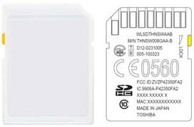 Карточка памяти Toshiba THNSW008GAA-B(QB6)