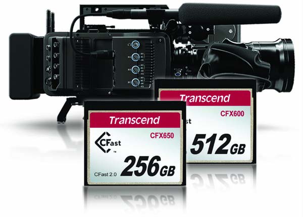 Карточки CFast 2.0 CFX650 и CFX600 от Transcend