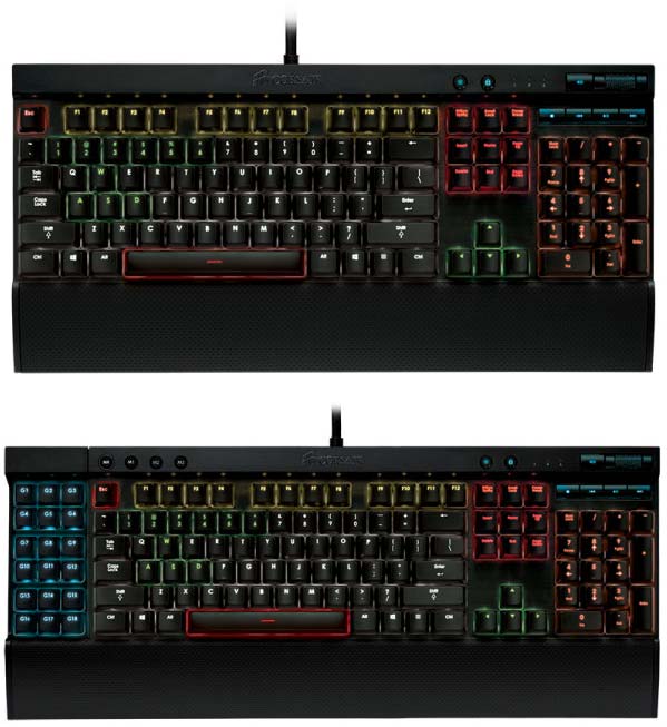 Клавиатуры K95 RGB и K70 RGB от Corsair