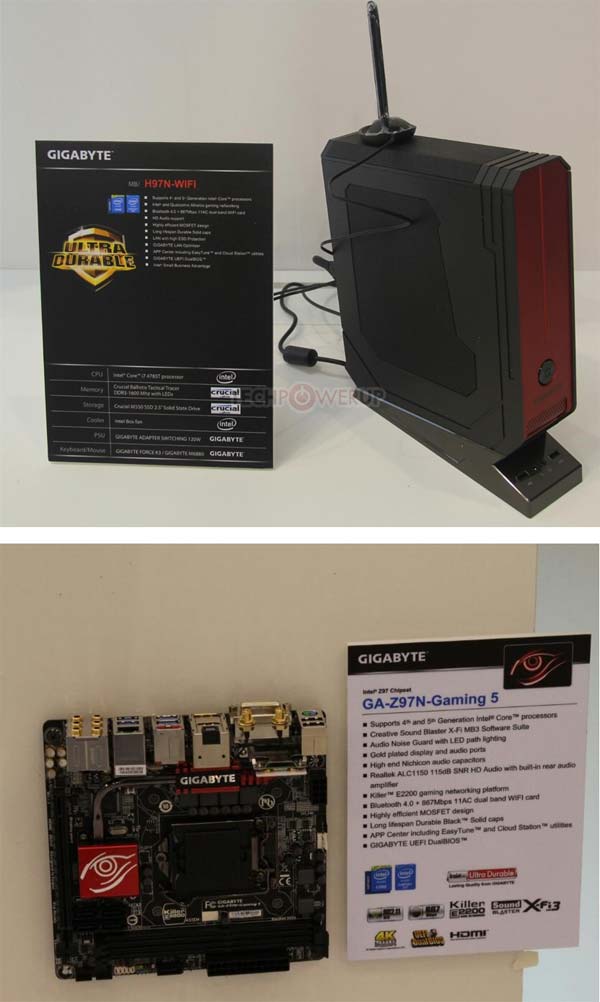 Новый мини-ПК BRIX и плата Z97N-Gaming 5 от Gigabyte