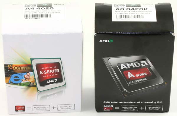 Выпуск APU A4-4020, A4-6320 и A6-6420K от AMD