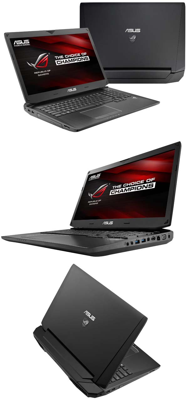 Ноутбуки ASUS ROG G750JZ, G750JM и G750JS выглядят именно так