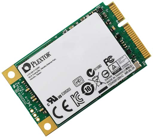 Представитель семейства Plextor M6M mSATA на фото