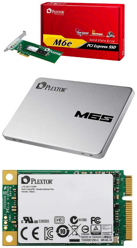 SSD от Plextor: M6S, M6M и M6e