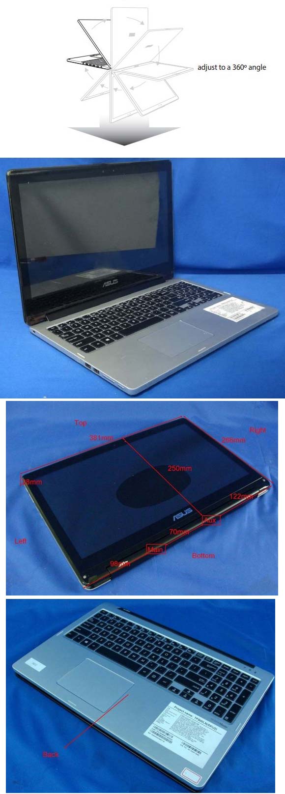 Гибридное устройство ASUS TP500L