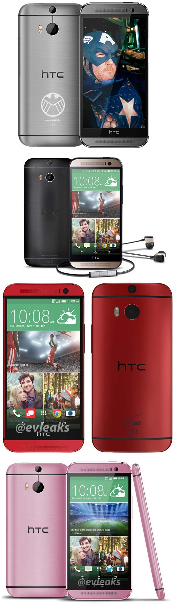 Варианты HTC One (M8)