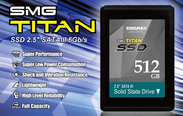 Kingmax предлагает твердотельные накопители семейства SMG Titan