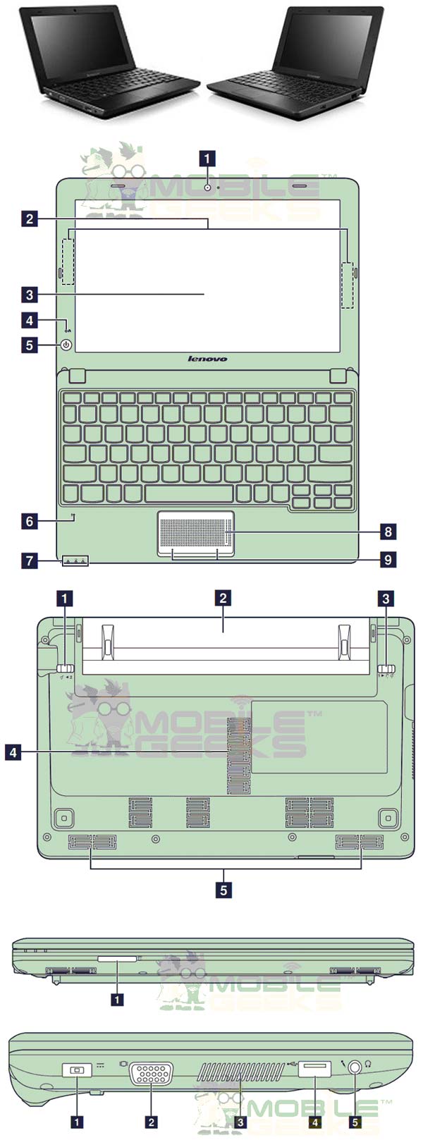 На фото показан нетбук Lenovo IdeaPad E10-30