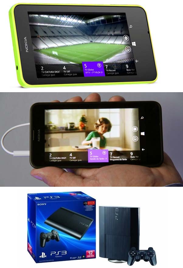 Nokia Lumia 630 и новая модель Sony PlayStation 3