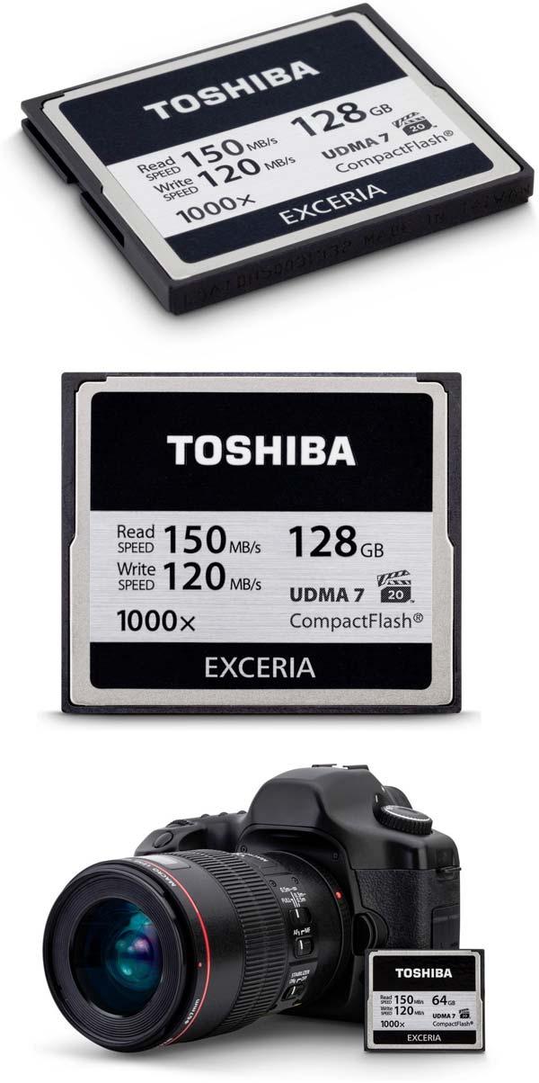 Карта памяти EXCERIA 1000x CompactFlash от Toshiba