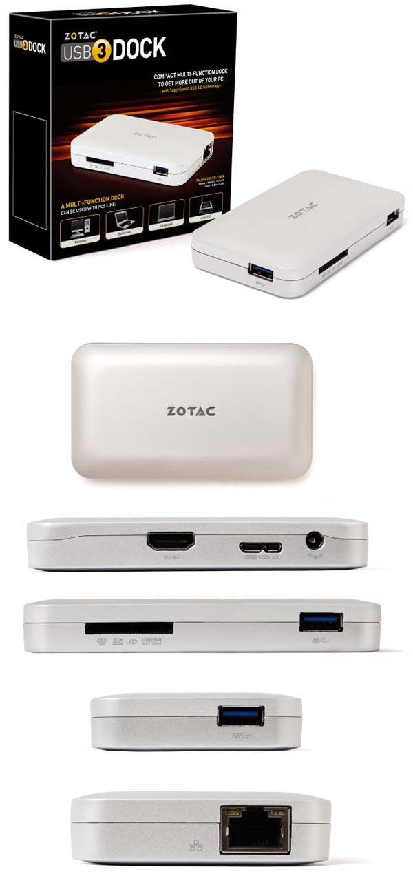 USB3Dock (ACC-USB3DOCK-01) от Zotac