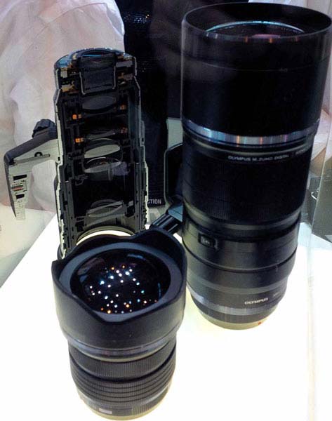 Olympus представил прототипы обещанных объективов в Париже