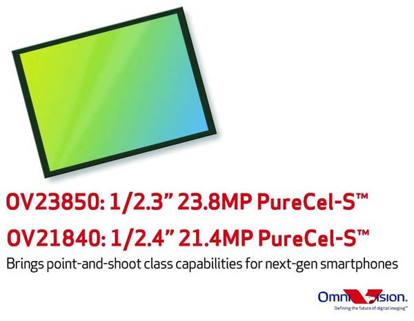 На фото, вероятно, OmniVision OV23850 и OV21840